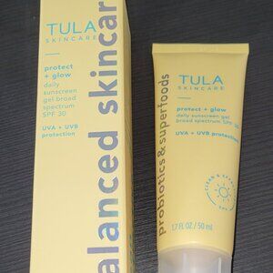 TULA protect + glow  daily sunscreen gel broad spectrum ****SEE BELOW****